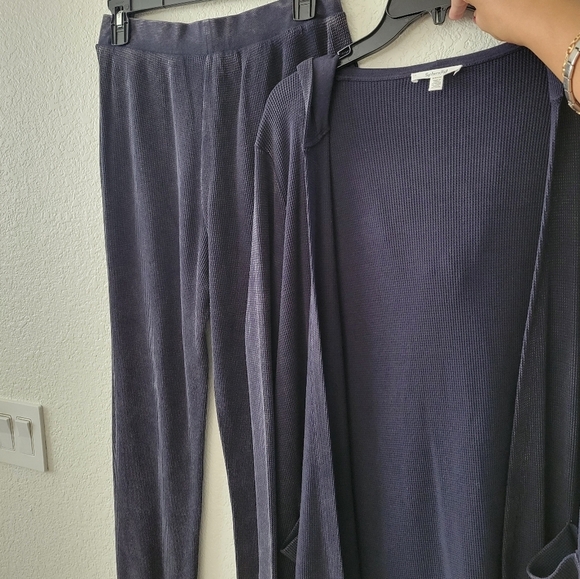 Splendid 2 pc Cardigan Jogger Thermal Set NEW Small - Picture 3 of 15